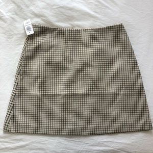 Aritzia New Classic Plaid Mini Skirt